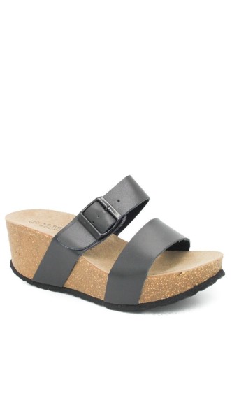 Mules en cuir