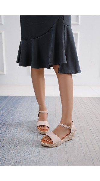 Sandales espadrilles compensées