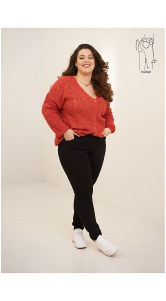 Pantalon push-up en coton