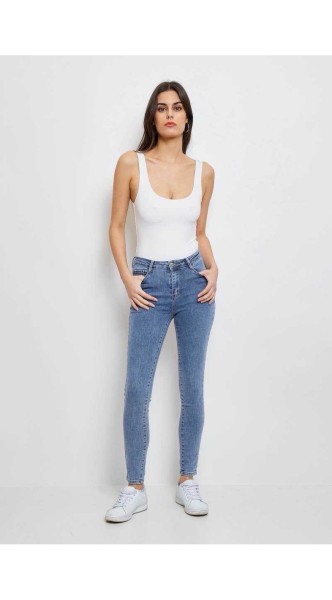 Jean skinny push up  grande taille
