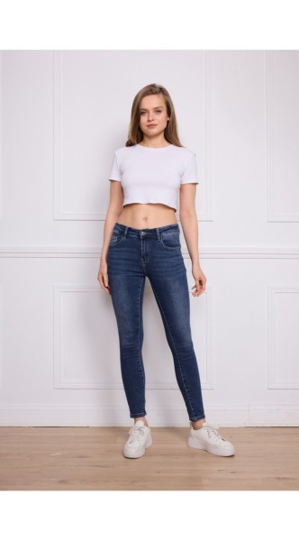Jeans Skinny taille haute Push-up