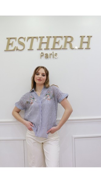 Chemise rayée