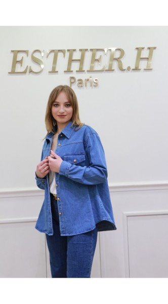 Surchemise en jean