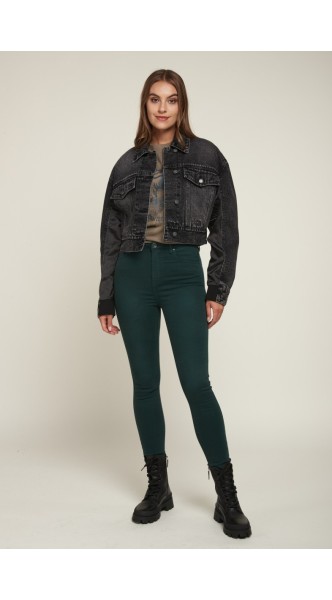 Pantalon taille haute - Solaria sky