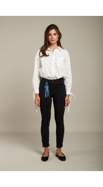 Jean ourlet foulard - Jonny