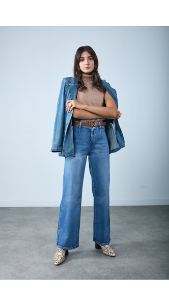 Jean droit taille haute - Clodia