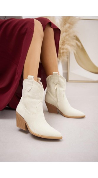 Bottines à talon en jean,denim