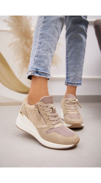 Baskets compensées bi matière